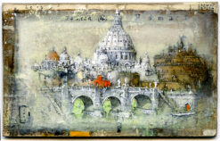 Rom - Roma - Rome, Ponte St. Angelo, Miniature, 2013