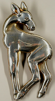 Brooch, Antelope