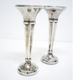 Klassische Silber Vasen, Paar, 1919