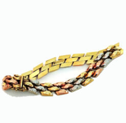 es5_14 Tricolor Gold Armband